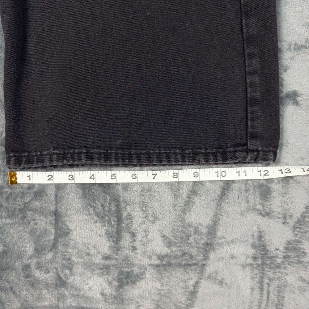 Republic Denim Jeans Mens L Black Wide Leg Baggy Cargo Pants Streetwear 34x29 - Picture 5 of 8